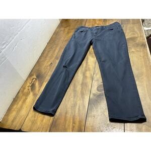 MOTHER The Dropout Dye Midnight Cropped Straight Leg Jeans Womens Size 29